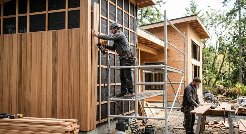 Cedar Cladding Installation in Flagler County, FL