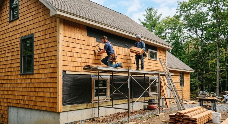 Cedar Siding Installation in Crescent City, FL