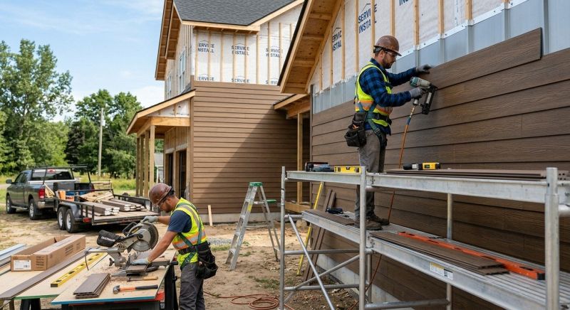 Faux Wood Siding Installation in Hastings, FL