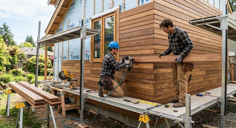 Hardwood Cladding Installation in Flagler County, FL