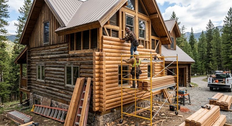 Log Siding Installation in Bunnell, FL