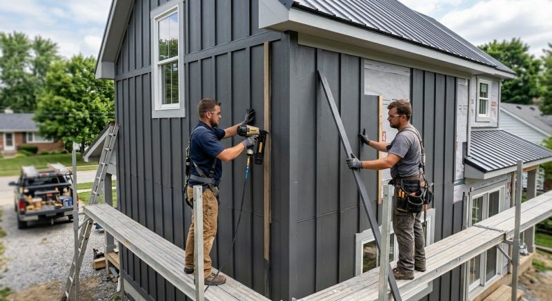 Batten Siding Installation
