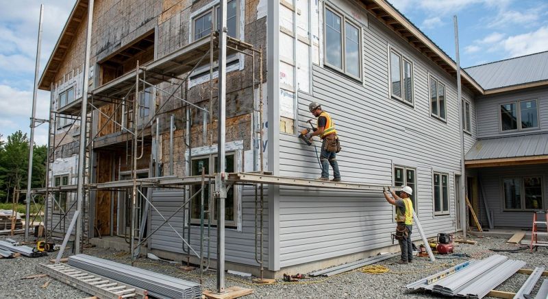 Commercial Siding Installation
