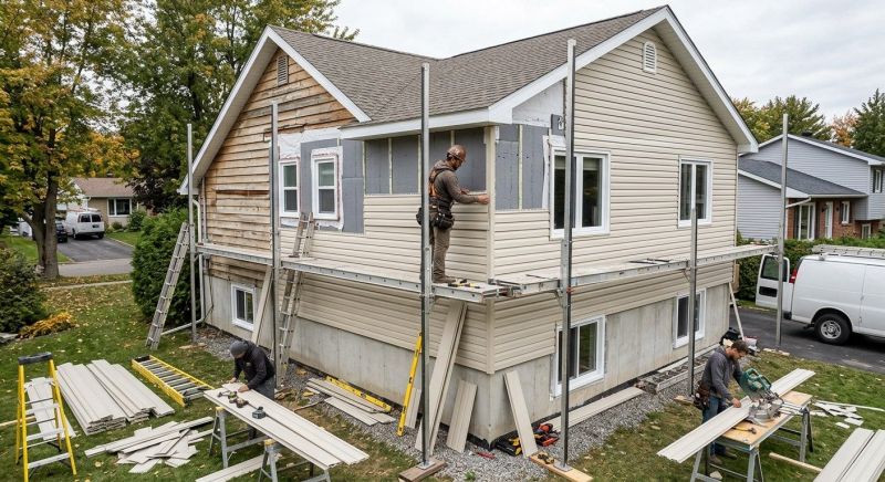 Insulated Siding Installation